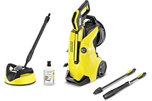 KARCHER Kärcher K4 Premium Full Control Home - Hidrolimpiadora de alta presión para exteriores 130 bar, 1800 W, 420 L/h (1.324-103.0), con enrollador y con accesorios , modelo 2019