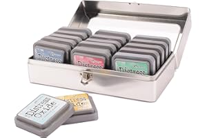 TIM HOLTZ DISTRESS Tim Holtz - Ranger TDA68075 Distress Ink Pad in Tin, Grey, One Size