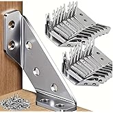 8 Pieces Furniture Items Cabinet Corner Joining Wall Stabilizer Connection Apparatus Bracket Miter Metal