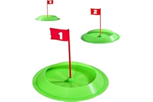GoSports Pure Putt Challenge Putting Cups 3 Pack – Practica Putting en Interiores y Exteriores
