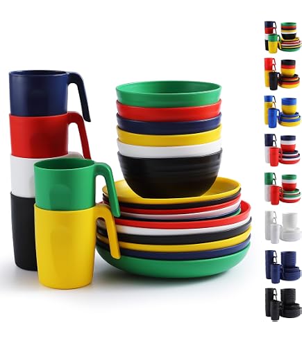 Happybase 12 Portaposate Portatili In Plastica Per Picnic E Campeggio – Scatole Riutilizzabili Per Posate, Cancelleria E Piccoli Oggetti - 3