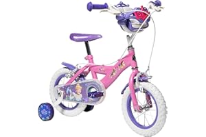 Huffy Disney Princess Kids Bike Collection – 12" 14" 16" Girls Bicycles with Doll Carrier, Training Wheels, Pink Design ft. Cinderella, Rapunzel & More, Balance Bike Ages 2–7