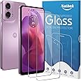 Natbok 2 Pack Tempered Glass for Moto G24/E14/G04/G04s/G24 Power Screen Protector,9H Hardness,Ultra Resistant,Anti-Fingerprints,No Bubbles,HD-Clear,Full Coverage Phone Film for Moto G24