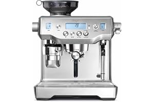 Sage Oracle - Cafetera Profesional con Espumador de Leche Automático, Acero Inoxidable