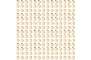 DIAONIAN 200 Stück Holzperlen 10mm Mit Loch,Holzkugeln 10mm Mit Loch Natur,Holzkugeln zum Basteln,Holz Perlen,Wooden Beads,Holzperlen Groß,für Dekorationen, Armbändern,DIY(200,10mm)