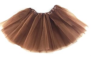 A Liittle Tree- New Ladies Girls Women Tutu Skirts (Brown)
