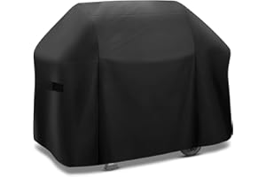 Tunansx 600D Copertura Barbecue da Esterno per Weber Genesis 400 Series Gas Grill E435, E410, E440, impermeabile in tessuto Oxford, 165 x 63 x 113 cm