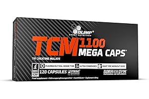 OLIMP SPORT NUTRITION Olimp Labs TCM Capsules, 1100 mg, Pack of 120 Mega Capsules