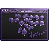 8Bitdo All Button Arcade Stick Transparent Purple Signature Edition Bluetooth Kablosuz Nintendo Switch i&ccedil;in, PC, macOS, Steam