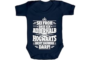 ShirtStreet Fanartikel Fan Kult Film Strampler Bio Baumwoll Baby Body Kurzarm Jungen Mädchen Außerhalb von Hogwarts