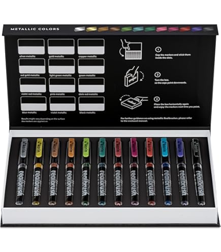 Karin Realbrush PRO Mega Box – 60 Couleurs + 3 Mélangeurs Dans Un