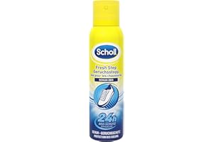 DR. SCHOLL'S Scholl Fresh Step Odour Stop Spray pour chaussures, chaussures fraîches (1 x 150 ml)
