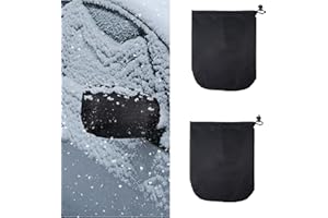 BAVOOTY Auto Außenspiegel Frostabdeckung,Seitenspiegel Schneedecke,Spiegel Frostschutz Abdeckung,33*27cm Autospiegel Schutzhülle Schneeabdeckung,Seitenspiegelabdeckung für die Meisten Auto Außenspiege,1Paar