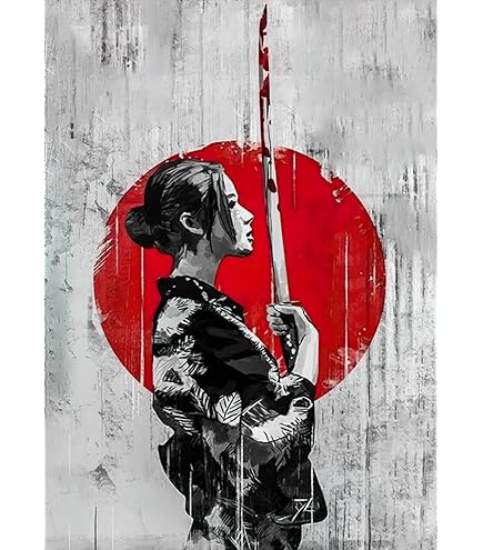 Mpresson Sur Tole Yn Yang - Carpe Koï Japonase - Nor Et Blanc