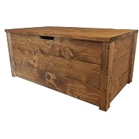 Coffre De Rangement Extérieur TOTAL WOOD En Sapin – Banc Avec Siège, Dimensions 150x40x45 Cm