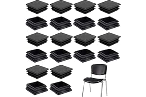 Hugwish 20 feltrini per tubo quadrato 40x40 cm, 30x30 cm, 35x35 mm, feltrini lamellari, plastica