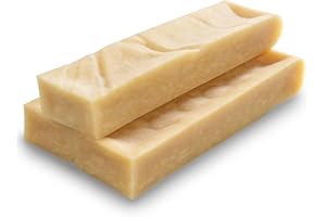 WOW BITES Huesos de Queso para Perros Medianos - Snacks Masticables de Leche Natural de Larga Duración (225 g, Pack de 3, Talla M)