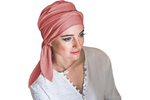 Carebell Smooth - Turbante gorro oncologico de bambú para quimioterapia o alopecia
