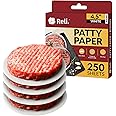 Reli. (250 Pack) Hamburger Patty Paper (4.5 Inch Round) | Wax Paper | Food Grade Patty Paper,Parchment Paper Sheets| Non-Stick Paper for Burger Press/Seperating Frozen Patties, Restaurant-Grade (4.5")