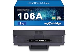 MYCARTRIDGE Kompatybilny z tonerem HP W1106A 106A czarny do HP Laser MFP 135wg 137fwg 137fnw Laser 107w 135w 107a 135a