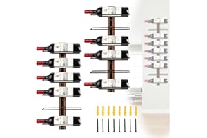 DBREAKS Uchwyt ścinenny, uchwyt na wino 12 butelek, stojak na butelki