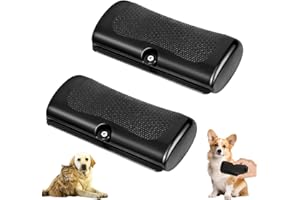AUEJACKY 2 Pièces Brosse sublime poil chien,Brosses Chien Poil Court, Deshedding pour chiens et chats,Brosse Pour Chiens et Chats,Avec poignée confortable,Pet Care Brush à Poils Courts Et Longs ﻿