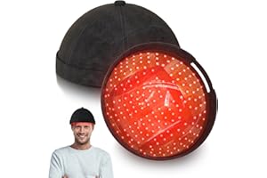 KTS Casque de Croissance de Cheveux de Laser thérapie,236 Diodes de Repousse Cheveux Casque,La Lumière Rouge et Bleue Stimule la Croissance des Cheveux pour les Hommes et les Femmes,Approuvé FDA
