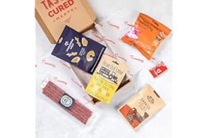 MEATBOX Beer Snack Meat Box - 100% British Craft Letterbox Cured Meat Snacks - Perfect Gourmet Food Gift - Great with Wine, Beer or on Their own