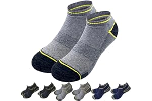 Lucchetti Socks Milano 6 Paia Calze da Lavoro Estive Uomo Corte Fantasmini Uomo Cotone Calzini Uomo Corti alla Caviglia Traspiranti e Rinforzati Soletta in Spugna