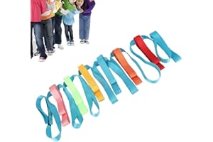YUYTE Guinzaglio per Bambini, Corda da Passeggio per Bambini per Insegnanti o Genitori, Manici Colorati Anti-smarrimento Corda di Sicurezza per Bambini per Asili Nido in Età Prescolare