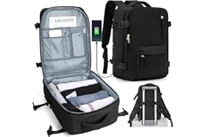 SZLX Plecak Podróżny Ryanair Cabin Bag 40x20x25 Torba Kabinowa pod Siedzenie Torba Easyjet 45x36x20 Cabin Bag Damski Plecak na Laptop z wyjściem USB Plecak Turystyczny Wodoodporny Męski