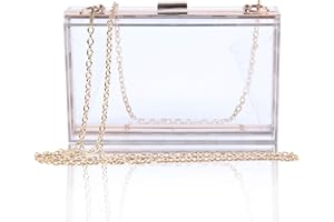 EVEOUT Mujeres Acrílico Moda Transparente Embragues de la Noche Caja Transparente Bolso de la Jalea de la Cruz del Cuerpo del Bolso del Monedero de Las Señoras Regalo