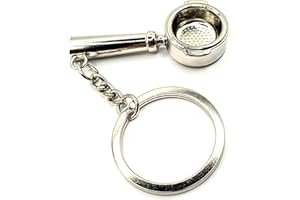 SNS Components Barista Portafilter Molinillo de café Regalo Novedad Heavy Metal Acero Inoxidable Llavero Llavero, plata, Taille unique