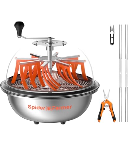 IPower 40,6cm Knospenblatt-Trimmer | Mit Edelstahlklingen & 8-lagigem Trockengestell