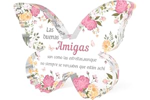 CRAHALEN Regalo Amiga,Regalos Para Amigas,Regalos Amigas Originales,Regalo Mejor Amiga,Regalo Amiga Cumpleaños,Regalo Amigo Invisible Mujer,Regalos Para Amiga Navidad,Adornos De Acrílico Para Amiga