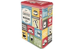 Nostalgic-Art Collage-Gift Idea for Coffee Lovers, Metal, Colourful, 7,5 x 11 x 17,5
