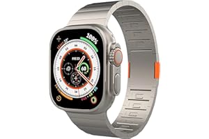 BABOTECH Armband kompatibel mit Ultra Armband 49mm Edelstahl Ersatzarmband kompatibel mit Apple Watch Ultra (Titan)