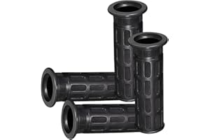 AGHOER 4 Pezzi Maniglie Universali per Carriola, Maniglie Universali per Carriola, per Adatto per Biciclette, Tricicli, Scooter, Moto