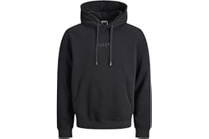 JACK & JONES Badge Hood BF Jcopoint Sweat à Capuche avec Logo Homme
