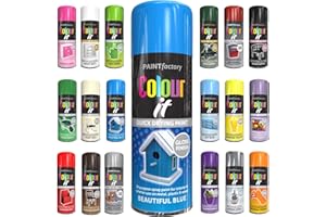 Classic Signature - 1 x All Purpose Beautiful Blue Aerosol Spray Paint 400ml Quick Drying Spray, Fast Dry and Excellent Coverage for Metal, Wood, Plastic and More