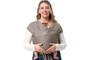 Momcozy babybärhandduk för nyfödda – lätt att sätta på ring bärhandduk, ventilerande bärhandduk för fria händer – justerbar b