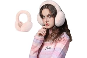 Balakaka Ear Muffs for Women Girl Gift, Winter Ear Warmers Foldable Soft Warm Windproof Plush Earmuffs, Winter Earmuffs Adjustable Faux Fur Ear Warmer For Girl Thanksgiving