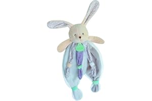 BABY NAT'- Babynat Doudou Idée Cadeau Naissance-Lapin Poupi Nature-BN0542, BN0542, Beige (blanc)