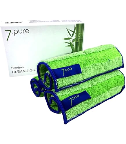 Lot De 6 Chiffons Bambou Microfibre 18x23 Cm - Ultra Absorbants, Doux, Pour Cuisine, Vitres, Poussière - 7
