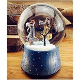 Musical Snow Globe with Spray Light Winter Tale Snow Globe Large Size with 16 Cm Light
