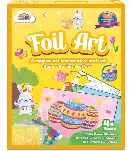 Baker Ross FN136 Foil Art Pictures - Pack of 10, Arts and Crafts Foil Baker Ross FN136 Foil Art Pictures - Pack of 10, Arts and Crafts Foil