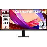 LG 29U511A 73 cm (29 Inch) UltraWide WFHD (2560x1080) IPS Monitor, 100Hz, 5ms(GtG), Anti-Glare, sRGB 99% (Typ.), HDR10, 3-Sid