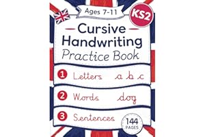 My XXL Cursive Writing Practice Book: KS2 Ages 7-11 Joined Up Continuous Cursive Handwriting - Supports the National Curriculum