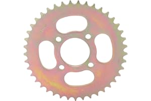 Socobeta Rear 428 Chain Sprocket 41T 41 Tooth Rear Sprocket Cog Steel Rear Drive Sprocket Replacement for DIY ATV Light Motorcycle Cycling Accessories