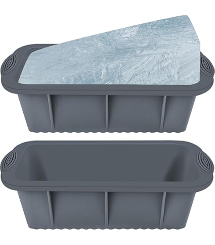 Grand Moule à Glaçons Pour Bain De Glace, 3 Pièces, Moule à Glaçons En Silicone De 1,5